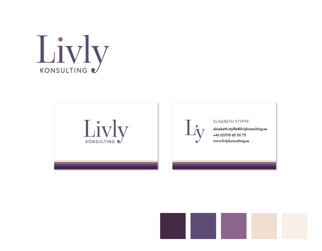 Livly - Logotyp och färger